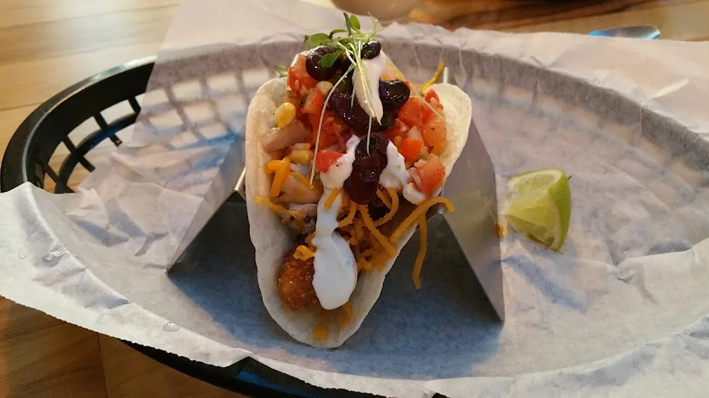 Fried Avocado Taco
